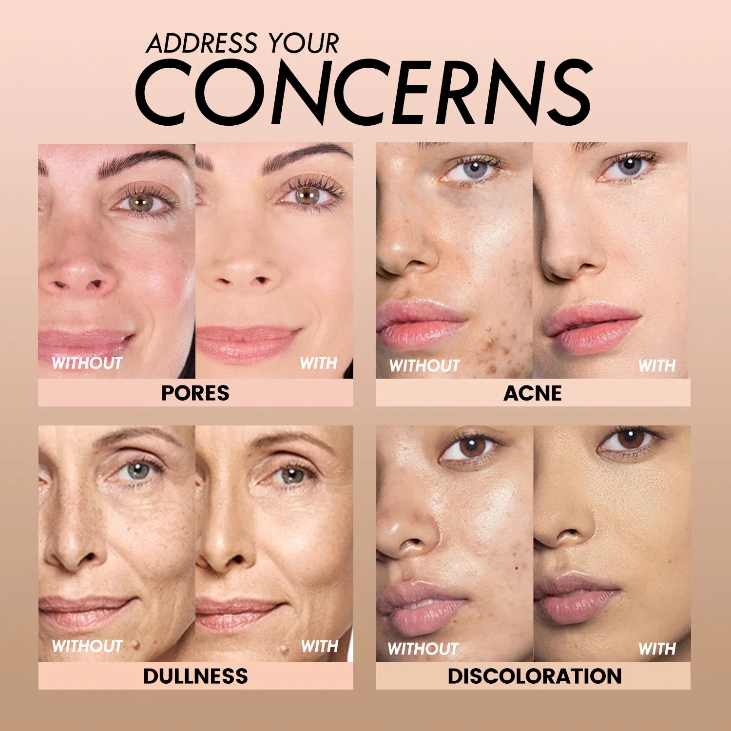 Custom Logo Face Cosmetics Makeup Bb Cushion Foundation Whitening Mineral Oil Control Air Cushion Foundation Cream