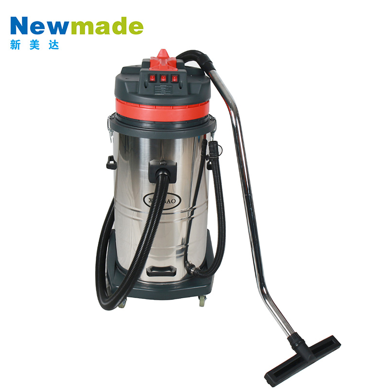 Hot Sale 80L Three Motors Stainless Steel Vacuum Cleaner