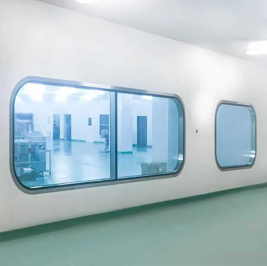 Stainless Steel Purification Window for Laboratories and Factories