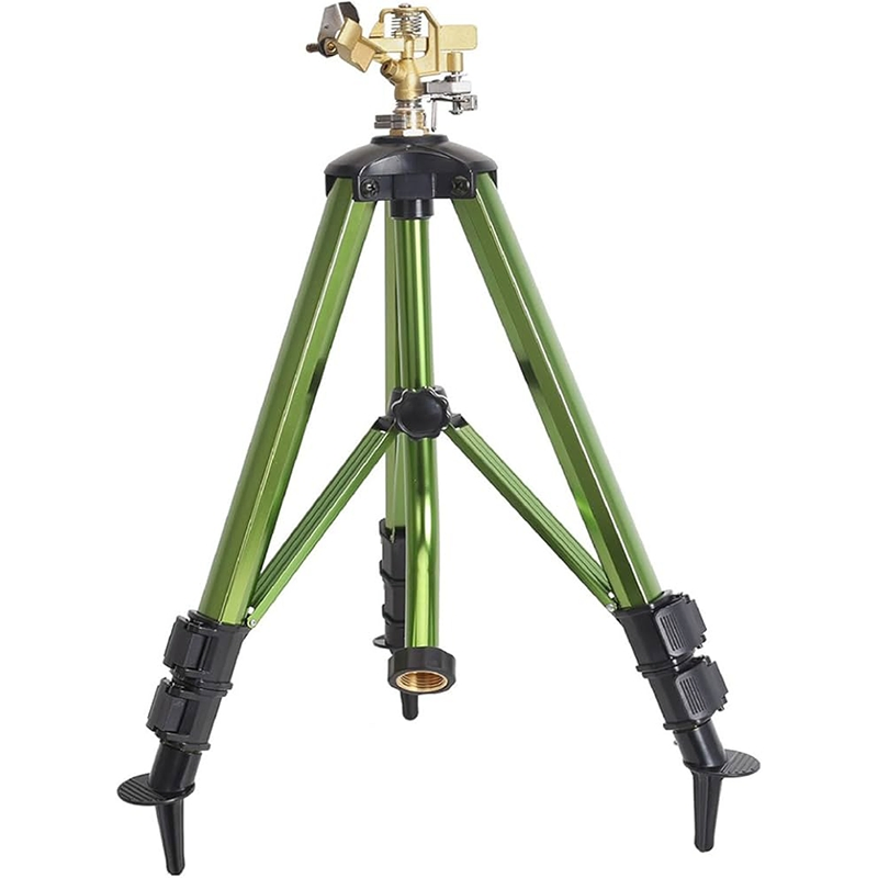 Irrigation System Equipment Telescopic Garden Water Tripod Impact Sprinkler