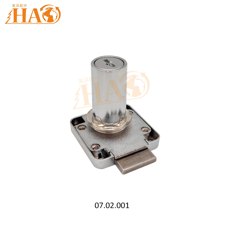 D19mm Zinc Alloy Furniture Chrome Lock