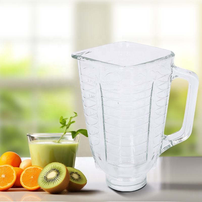1.25L Square Glass Jar for OS Blender