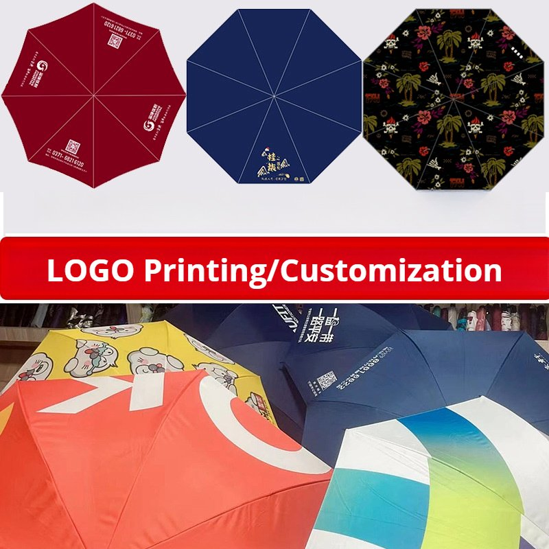 Promotional 8rib Custom Big Automatic Straight OEM Gift Advertising Outdoor Rain Golf Umbrella with Logo Printing