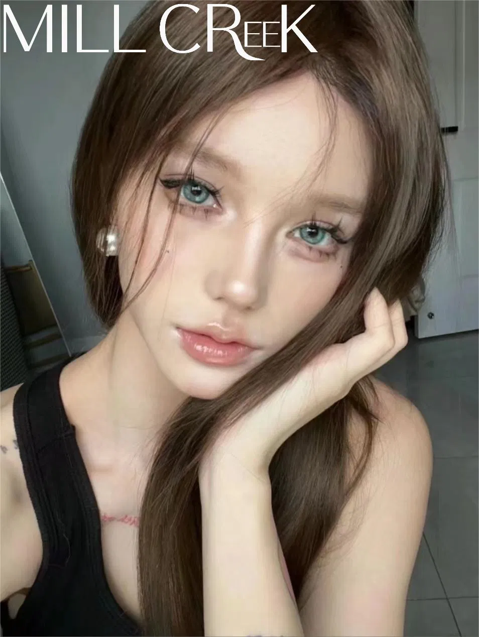 Mill Creek Color Contact Lens Monthly Cosmetics Soft Colored Eye Contacts Makeup Wholesale