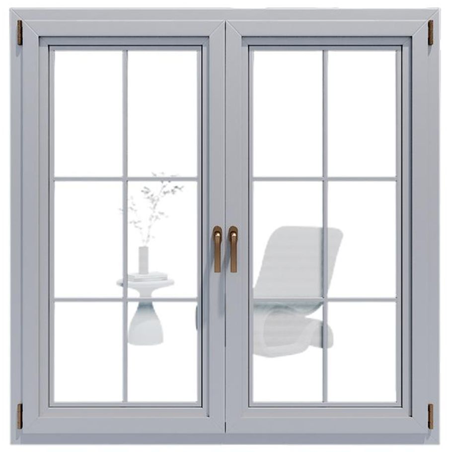 Customdouble Glazed Toughened Glass for Insulation Rain Wind Resistance Nova Aluminium Casement Window
