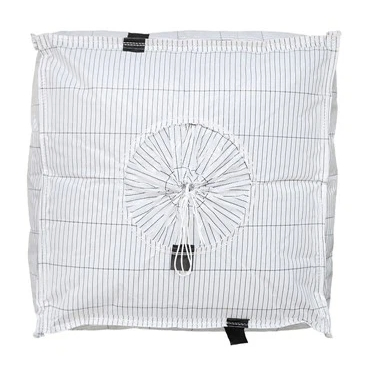 Customized 1000kgs-2000kgs PP Woven Cross Corner Loops Baffle Building Sand Super Sack Sling Ton Jumbo Bulk FIBC Q Anti-UV Venti ISO9001 ISO14001 ISO22000