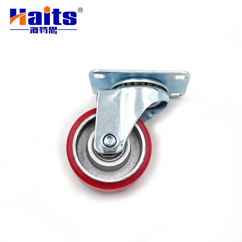 Furniture Components Swivel PU Industrial Caster Wheel From China