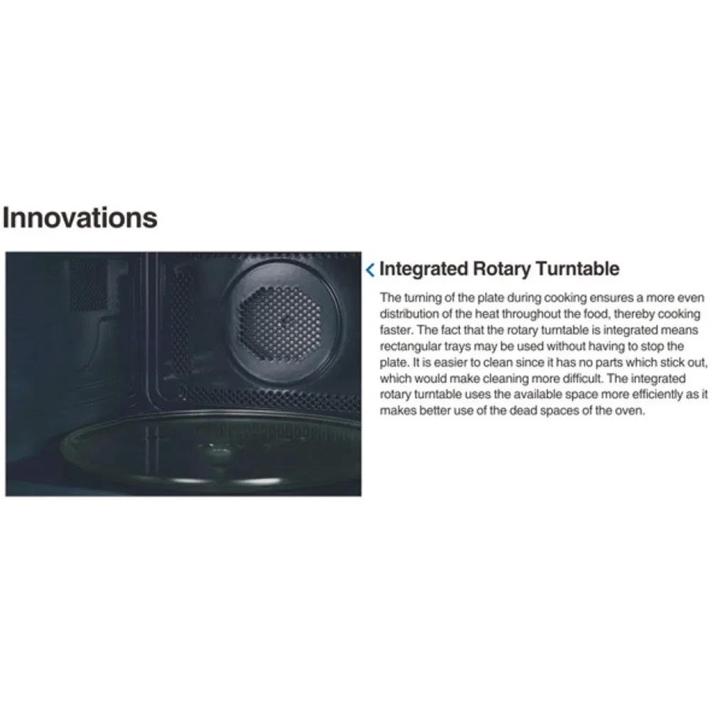 Digital Microwave Oven with Turntable Push-Button Door, Child Safety Lock, 800W, Stainless Steel Microcomputer Type