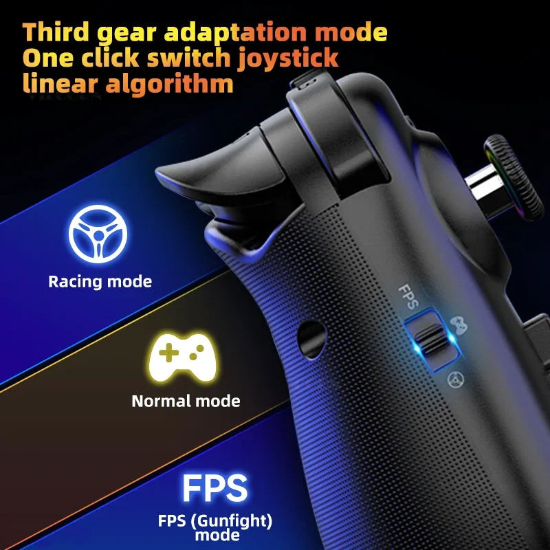 Игровой джойстик M Bsp-D8 PRO RGB с двойным Hallrocker