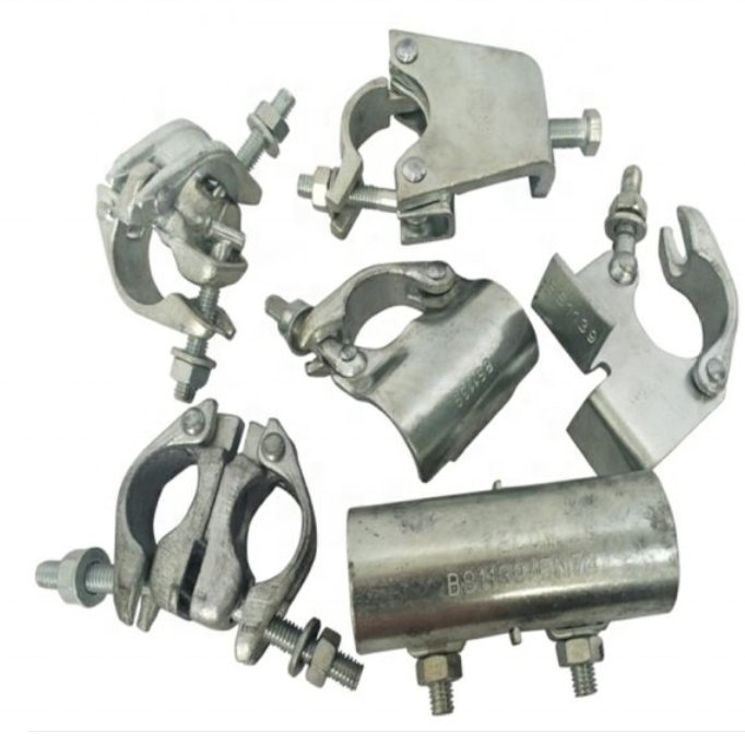 Q235 Ele-Galvanized Construction Drop Forged Pressed Scaffolding Couplers