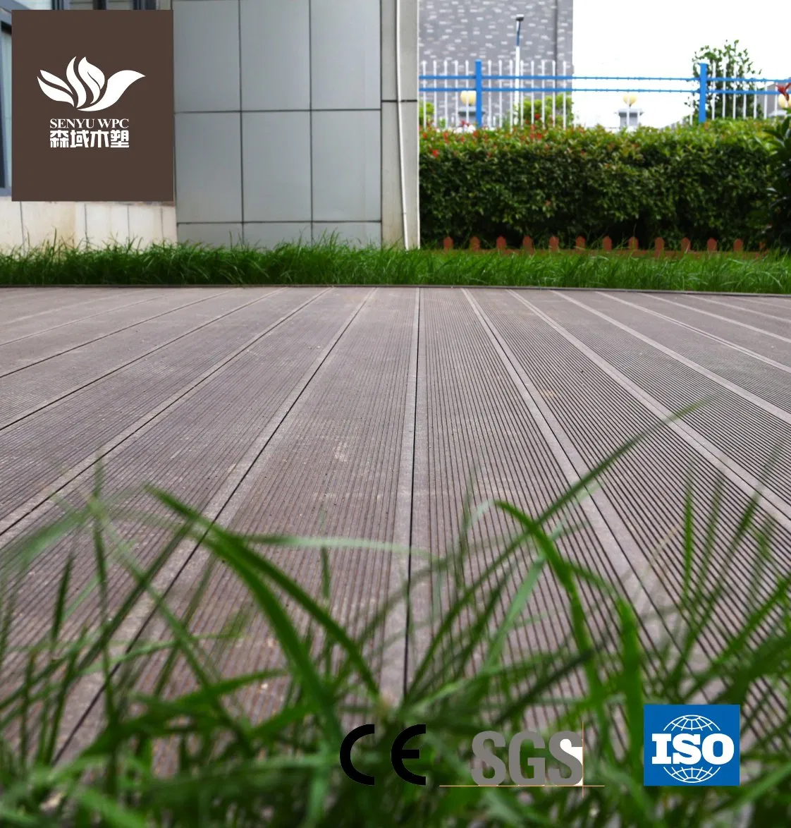 Террасная доска WPC для улицы, устойчивая к УФ