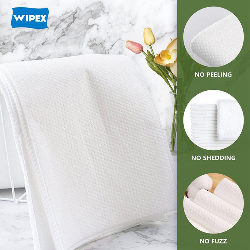 Wipex High-Absorbency Disposable Towel Non Woven Disposable Shower Towel Bath Towel for Travel SPA