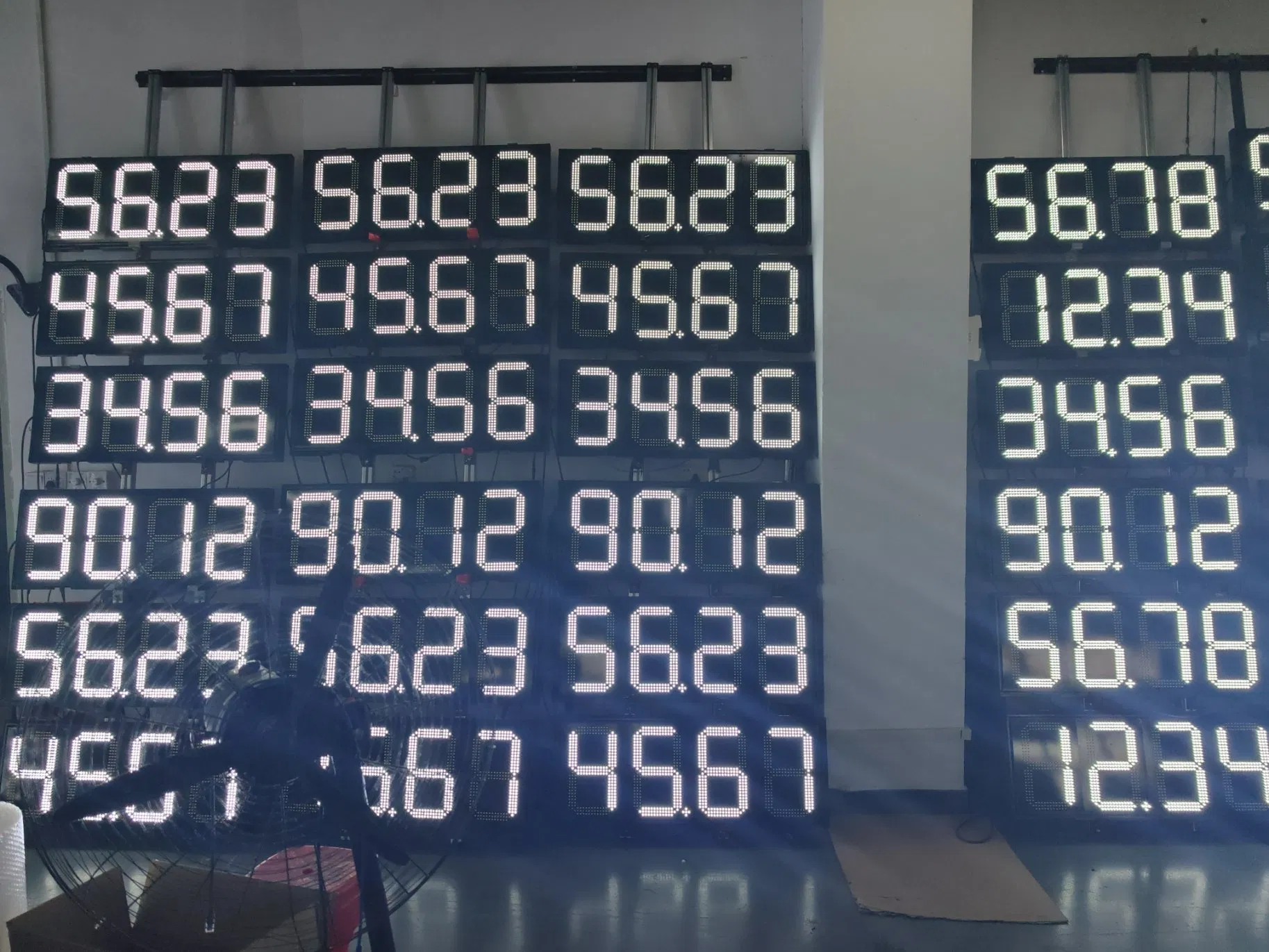 Large Single Digit 8inch 7 Segment Display LED Red Emitting Color for Gas Petrol Station LED Price Sign