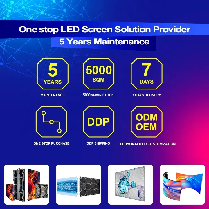 Advertising Waterproof Full Color Rental Indoor Video Wall Screen LED Display for Stage