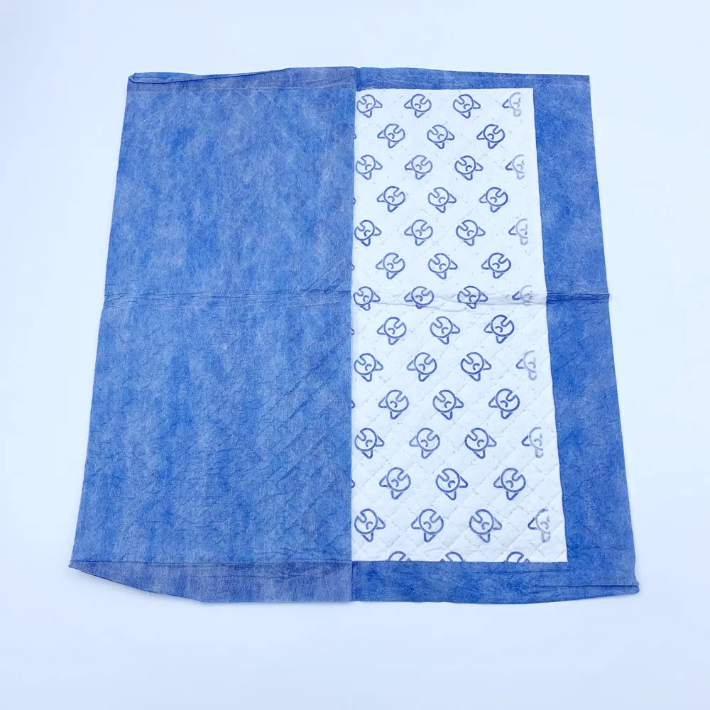Blue Breathable Non-Woven Fabric High Absobent Pet Pads