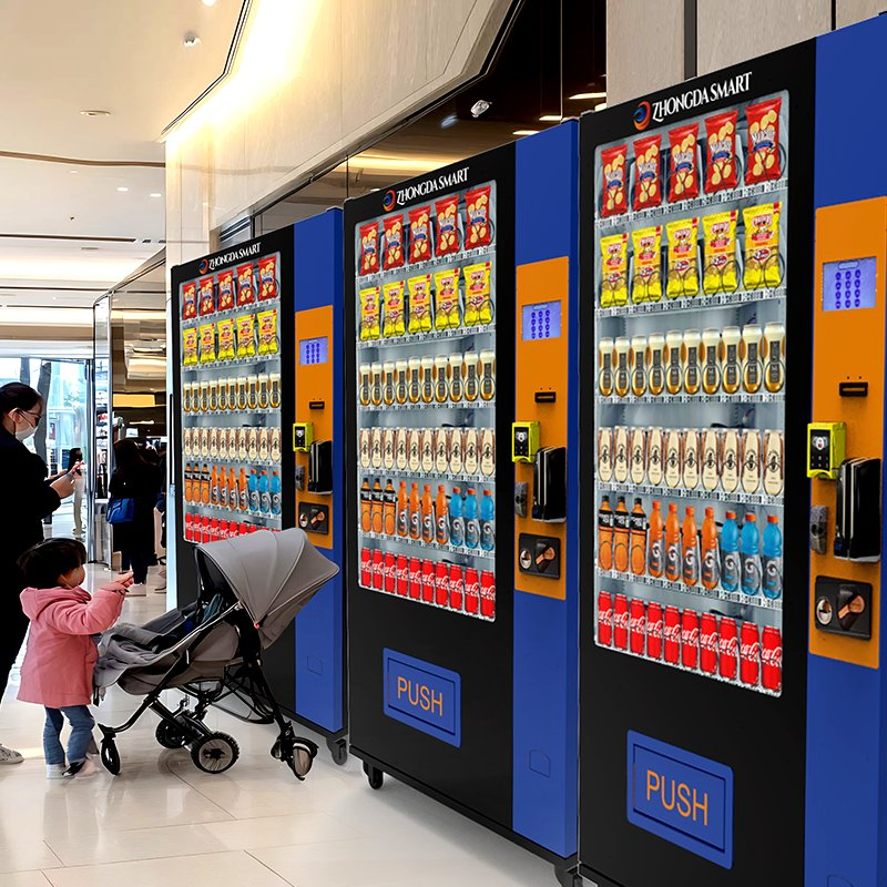 Innovative Products Smart Bagged Self-Service Water Snack Vending Machine Maquina