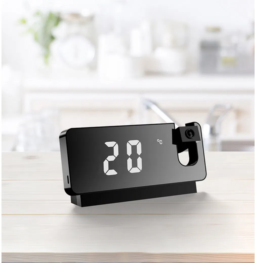 New Projector Desk Alarm Clock Table Electronic Alarm Clock Digital LED