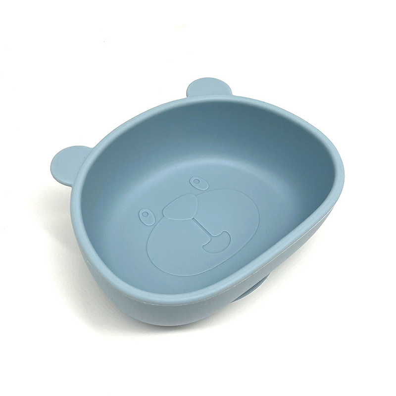 Kids Silicon Feeding Set Minimalist 100% Food-Grade Silicone Plates for Toddlers with Suction Cup