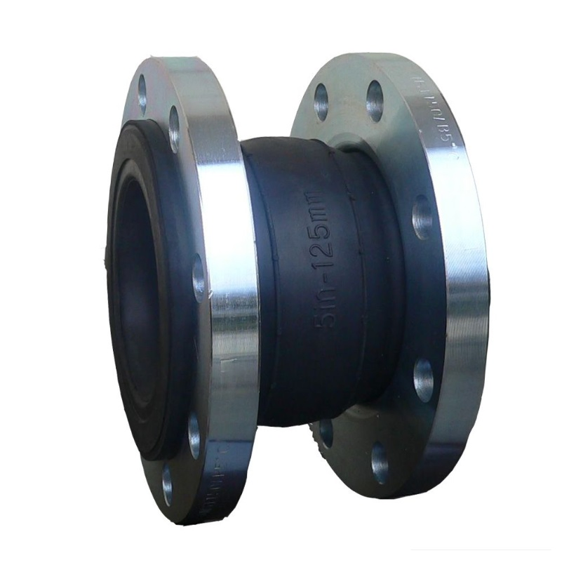 China DN200 Single Ball Flexible Rubber Expansion Joints Pipe Connector for Bridge