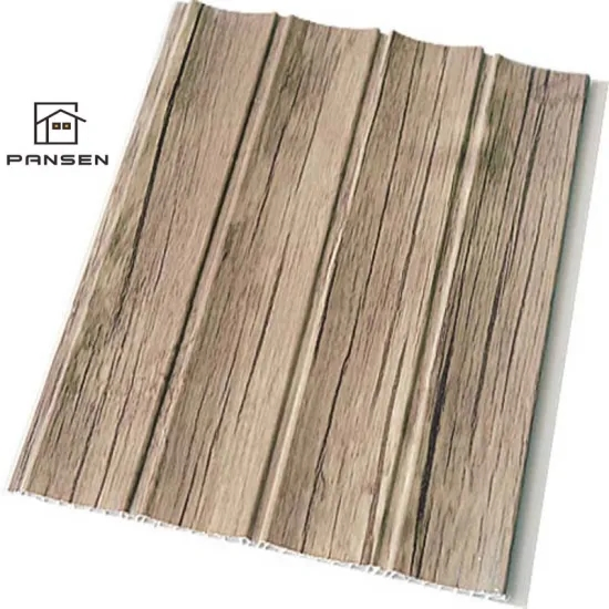 PVC Wave Panel Plastic Suspended PVC Ceiling Board Cielo Raso En PVC