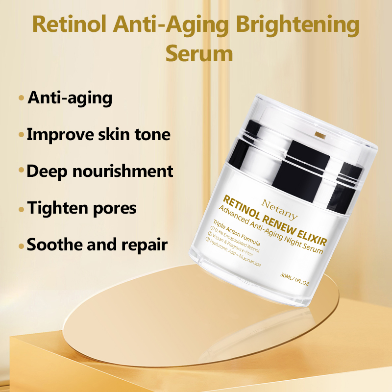 Factory Price Retinol Repair Serum Night Face Cream Anti-Wrinkle Barrier Repair Brightening & Hydrating Skin Care Solution for Youthful Radiance Facial Cream