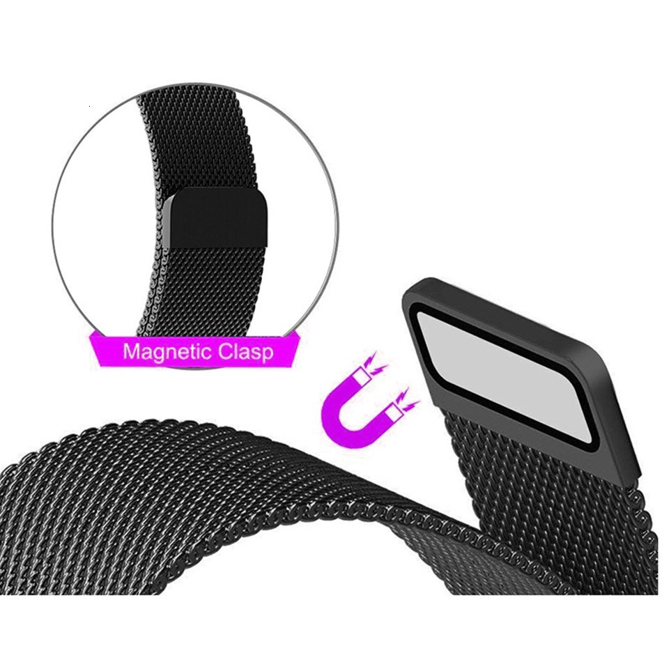 Smart Watch Band Milan Multi Color Metal Stainless Steel Strap