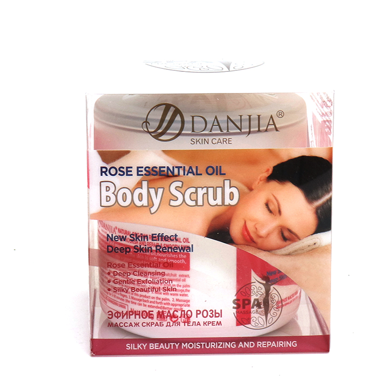 Rose Essential Oil Exfoliating Body Scrub