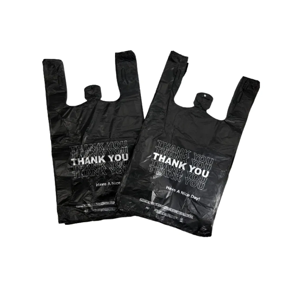 High-Quality HDPE & LDPE Plastic Bags on Rolls for Supermarket Shopping T-Shirts