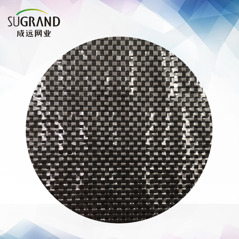 Black PP Fabric Weed Control Mat Ground Cover