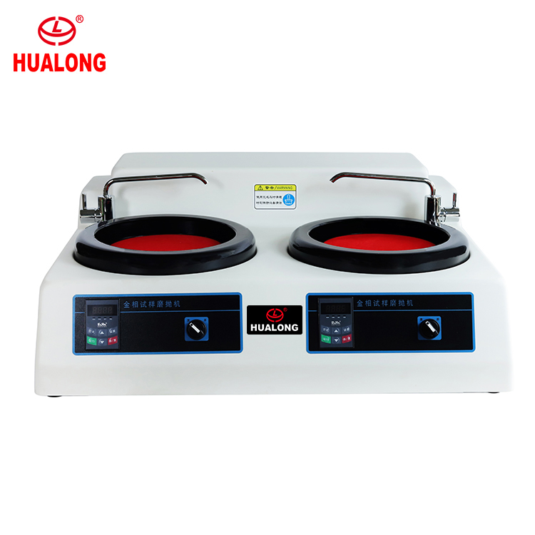 Semi Automatic Metallographic Grinding and Polishing Machine Dual Disc and Dual Control Polishing Machine