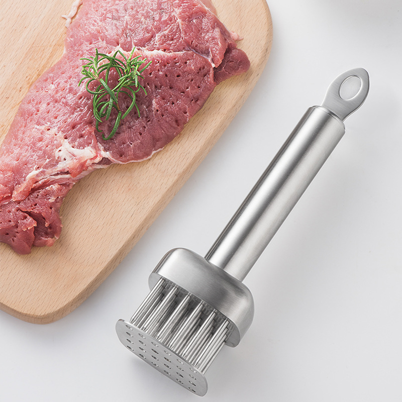 Household Stainless Steel Meat Needle Meat Tenderizer for Pork Chicken Wings Steak Meat Tools