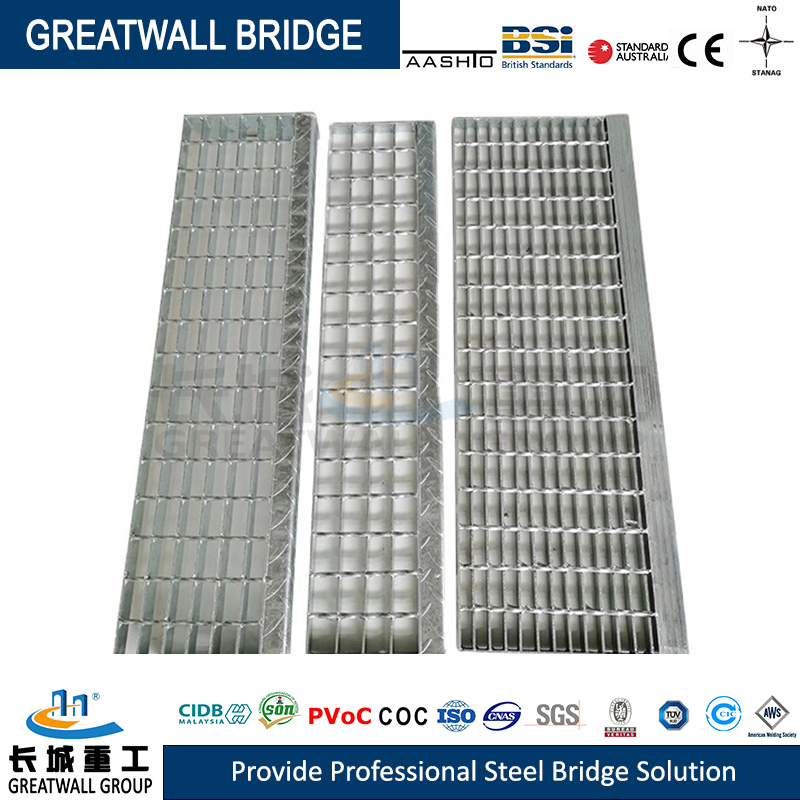 Hot DIP Galvanized Drain Grating Materials Steel Trench Cover