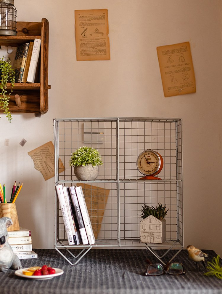 Fully-Assembled Mesh Storage Basket