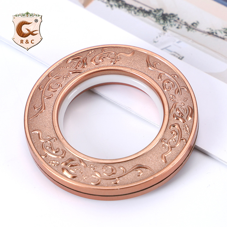 Wholesale Curtain Accessories Colorful Plastic Curtain Ring Eyelet