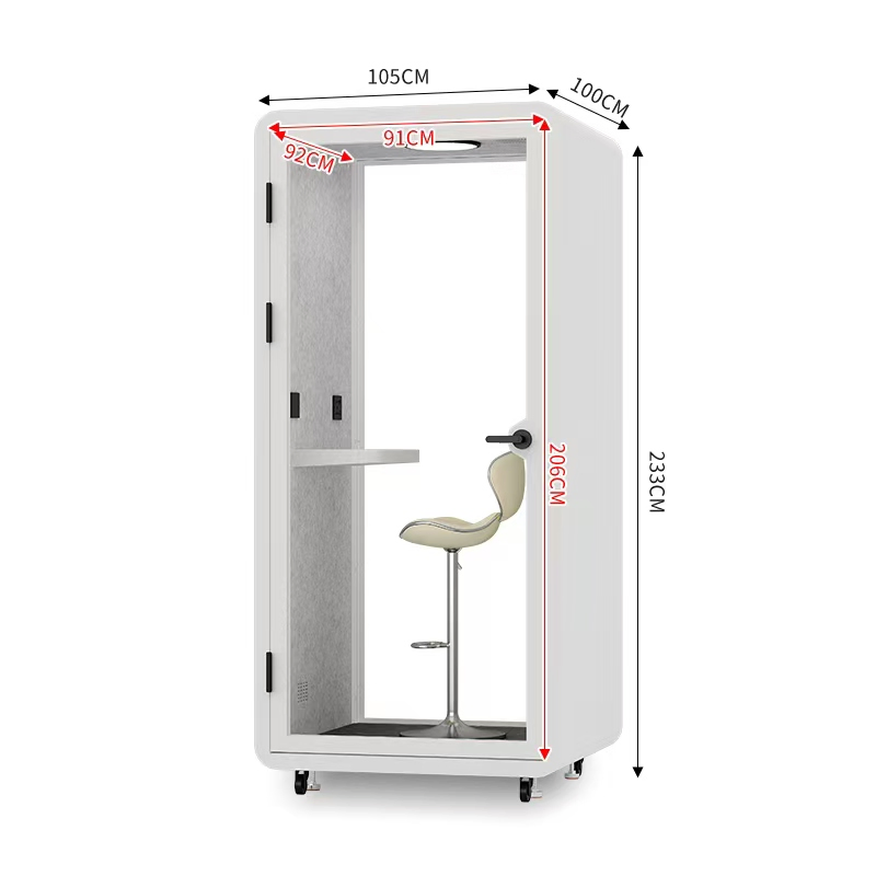 Office Pod Factory Customizable Soundproof Booth K105 Quietly Office Meeting Sleeping Pod