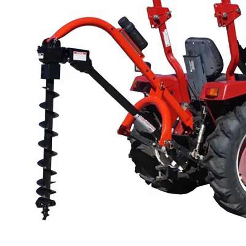 China Brand Tractor Post Hole Digger Machine Manufacturer Industrial Pole-Star 650 Tractor-Mounted 3-PT Post Hole Digger W/Optional Auger Combos