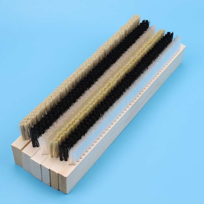 Wooden Handle with Hard Bristles, Cement Long Strip, Long Brush