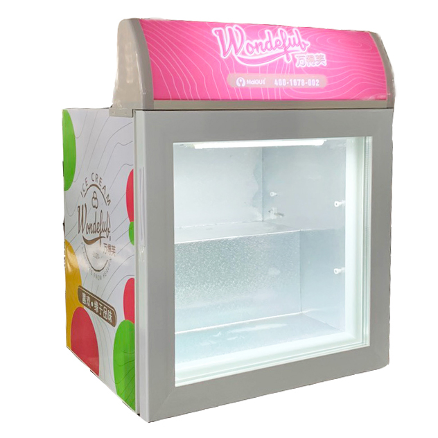 Factory Price SD-55 Commercial Countertop Mini Ice Cream Display Freezer
