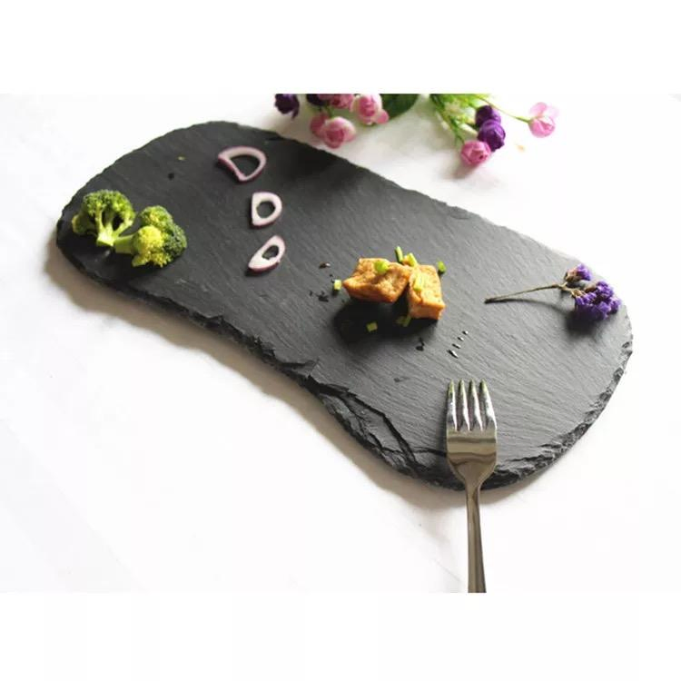 Elegant Slate Dinner Plates for Weddings and Restaurants Natural Slate Materials