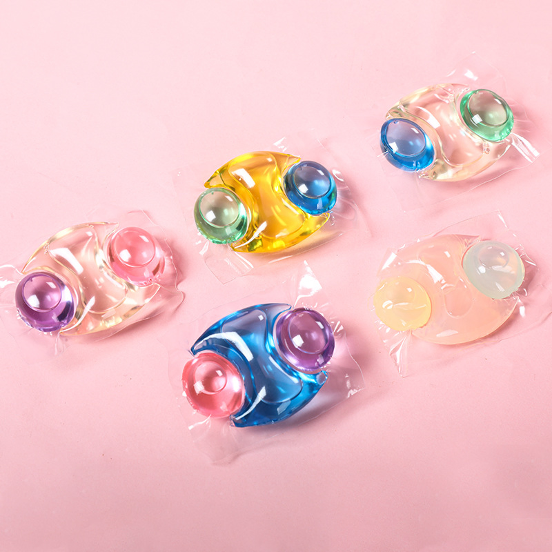 3-in-1 Concentrated Laundry Detergent Pods Deep Clean Stain Removal Color Protection Long-Lasting Fragrance Beads