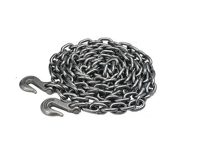5/16"X14' Tow Chain, Grade 43, with Clevis Grab Hooks
