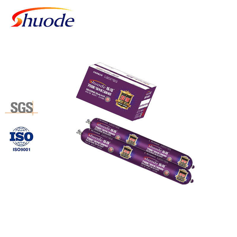 White High Viscosity Silicone Sealant, Durable for All Surfaces