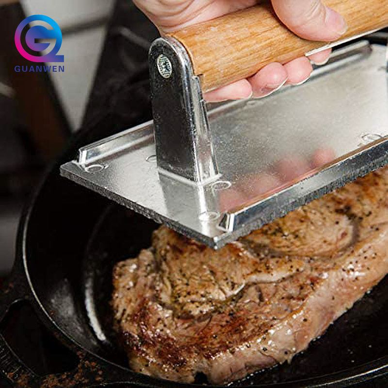 Customized Grill Press Aluminum Meat Press Smash Burger Press