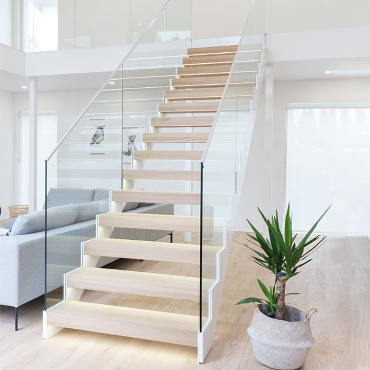 Terrace Railing Modern Design Aluminium Frameless for Balcony Glass Railing