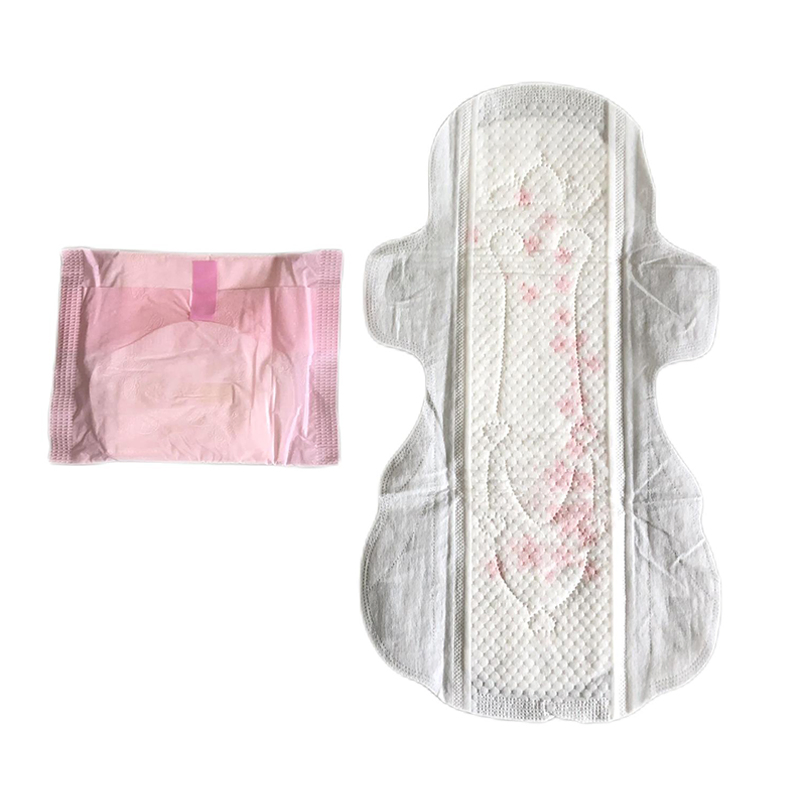 Factory Wholesale Organic Antimicrobial Nighttime Disposable Sanitary Napkins with Soft Texture