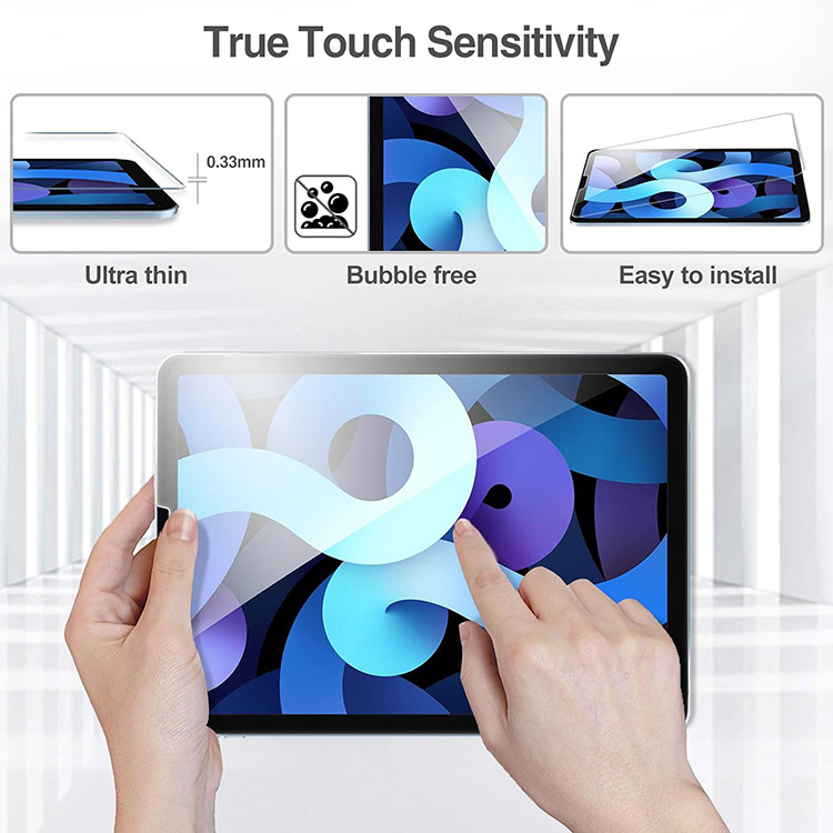 Anti-Scratch HD Tempered Glass Screen Protector for iPad Air 5th Generation 2022/Air 4th Generation 2020 10.9 Inch