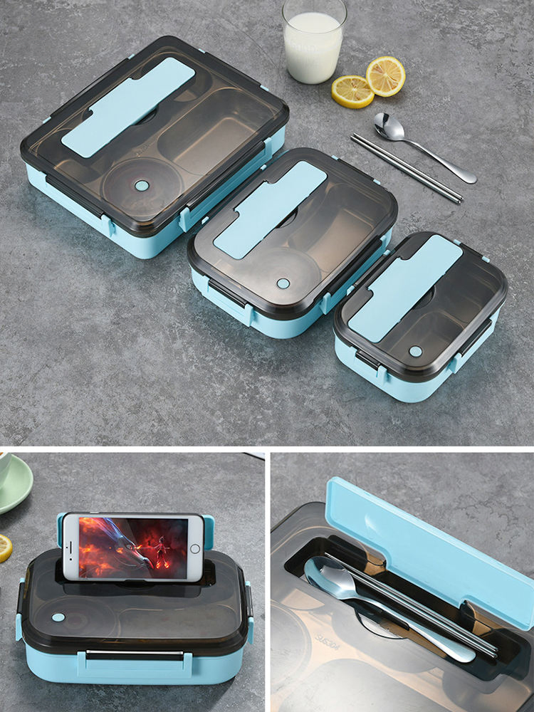 Stainless Steel Outdoor Bento Box for Reusable Children's Lunches