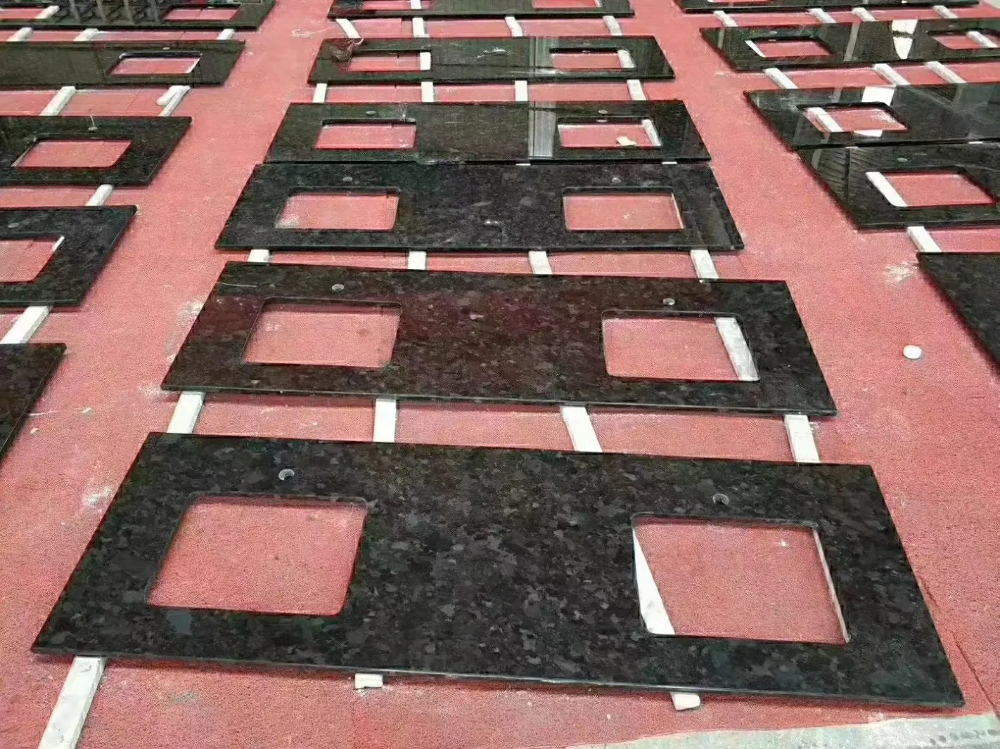 Polished Angola Brown Marble Countertop for Project