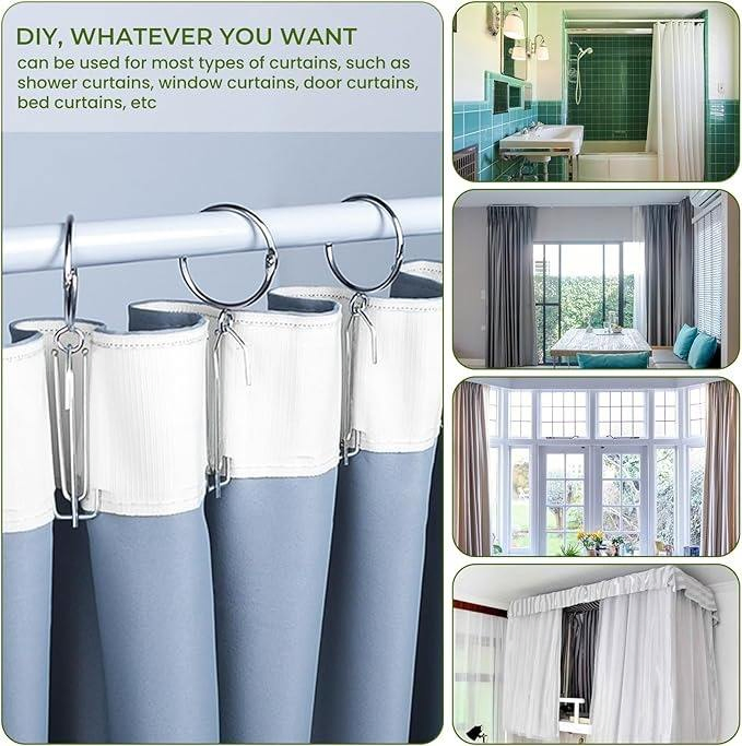 Factory Price Curtain Accessories Pleat 10m Curtain Hook Tape