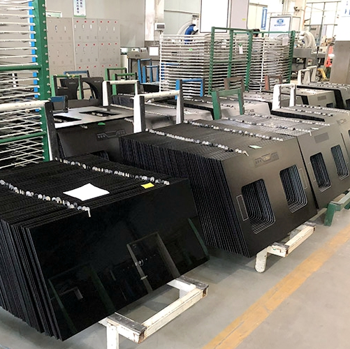 Factory Manufacturer Black White Bronze Decorative Silk Screen Tempered Toughened Glass for, Cooker Stove Glass and Touch Screen Panel Glass